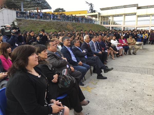 En el colegio Movilizadores Portuarios se inaugura el Año Escolar en San Antonio