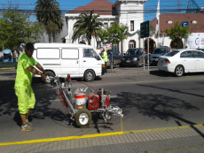 En comuna San Antonio invierten  mas de  $50 millones en demarcar calles y soleras