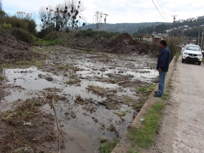 Trabajo hacia el Invierno la prevencion  municipal  sigue en estero San Juan 