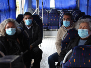 Oficializan el recorrido de taxibuses de San Antonio a Melipilla