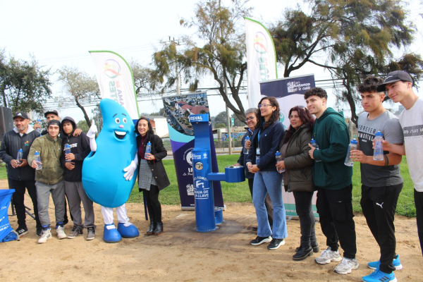 Alcaldía ciudadana instaló bebedero para deportistas en parque de calistenia