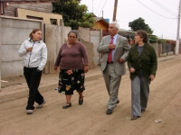 En Llo lleo Alto Alcalde realizó Visita Inspectiva a calles que comenzarán a ser pavimentadas