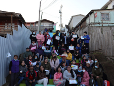 Comunidad del sector de El Carmen está feliz con su escalera “Mirando el Cielo”