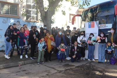 Familias sanantoninas viajan a Olmué gracias al programa Turismo Familiar de Sernatur