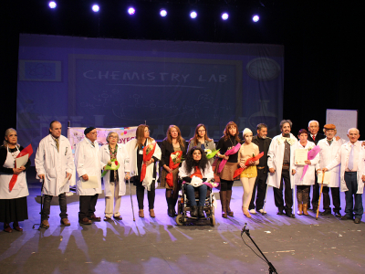 Pacientes del Centro de Rehabilitación San Antonio de Padua se lucieron en obra de teatro