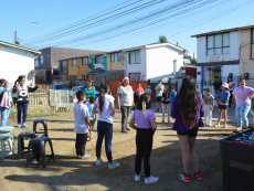 Vecinos de Pasaje Las Alpacas tuvieron su Fiesta de Navidad