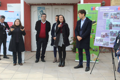 Alcaldía Ciudadana y autoridades de gobierno inauguran importante obra de mejoramiento de rutas peatonales en sector de Tejas Verde