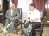 Gobernador Marítimo visitó al Alcalde para agradecer acogida de Municipio