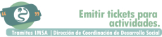 Emitir tickets para actividades