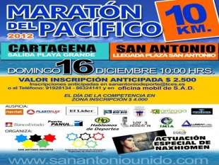Municipalidad de San Antonio y nueva organización deportiva invitan a gran maratón 