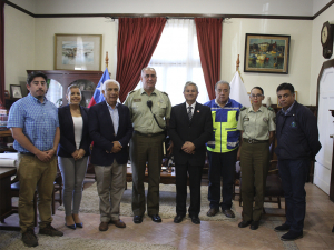 Mayor Oliver Matteo realiza visita protocolar al alcalde de San Antonio