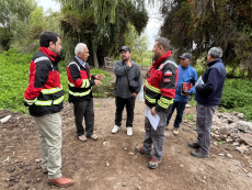 Equipo municipal recorrió puntos críticos invernales de la comuna