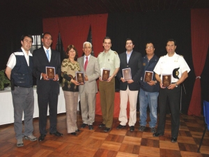 Distinguen a integrantes de la entidad de emergencia. Ultimo Comité Comunal de Protección Civil del año