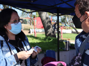 Comunidad en tu barrio” visita a los vecinos y vecinas del Cerro Placilla