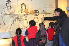 Niñas y niños del colegio España aprendieron sobre cultura local y mapuche