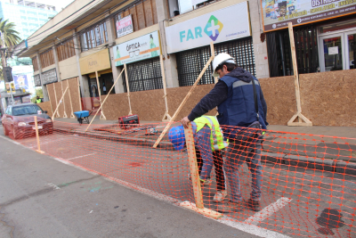 A toda máquina se dio inicio a  la obras del Proyecto de Mobiliario Urbano de avenida Centenario