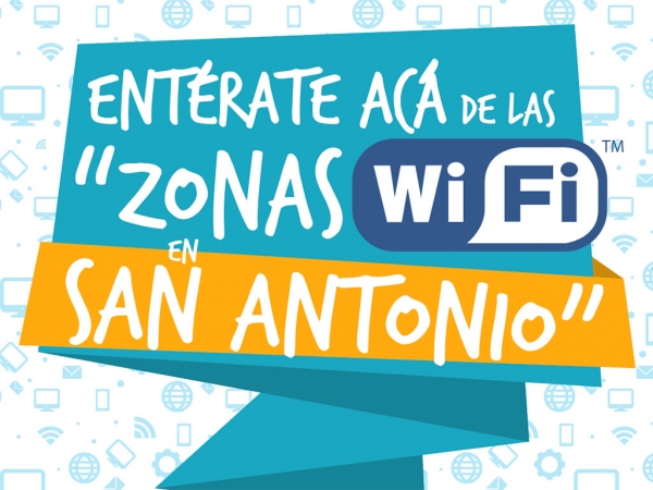 San Antonio cuenta con zonas Wifi  gratuitas en diferentes sectores de la comuna