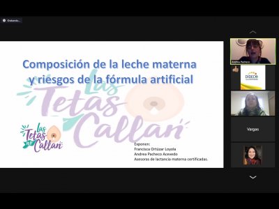 Jornada abordó los beneficios de la lactancia materna