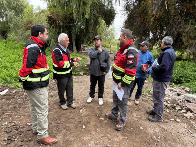 Equipo municipal recorri&oacute; puntos cr&iacute;ticos invernales de la comuna