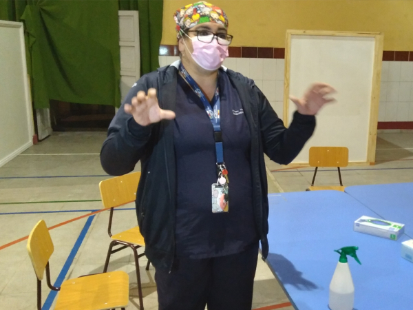 A toda marcha est&aacute; la habilitaci&oacute;n del Liceo Juan Dante Parraguez como lugar de vacunaci&oacute;n en la comuna de San Antonio