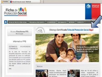 Nueva modalidad para retirar el  certificado de Ficha de protecci&oacute;n Social On- line