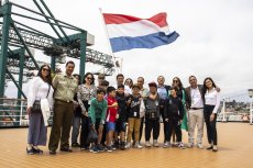 Ni&ntilde;os viven una aventura mar&iacute;tima en el crucero Oosterdam gracias a gesti&oacute;n municipal
