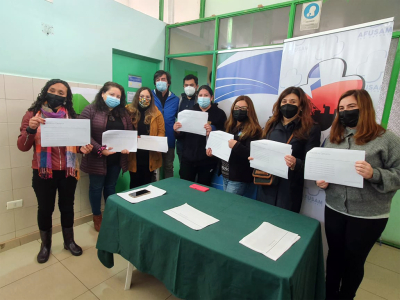 Funcionarios y funcionarias de salud recibieron con alegr&iacute;a reajuste salarial aprobado por Concejo Municipal de San Antonio