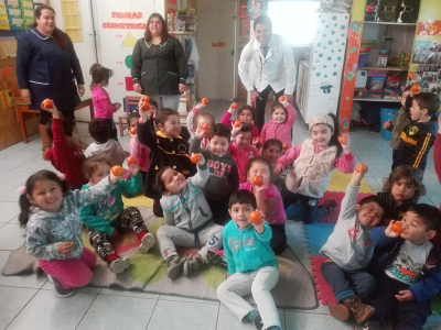 CESFAM 30 de Marzo realiza charlas de alimentaci&oacute;n saludable a toda escuela, jard&iacute;n infantil u org. comunitaria que requiera