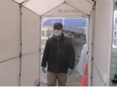 Municipalidad de San Antonio recibe dos t&uacute;neles sanitizadores donados por Fundaci&oacute;n Siglo XXI