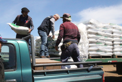 Entregan 820 sacos de abono org&aacute;nico a productores de San Antonio