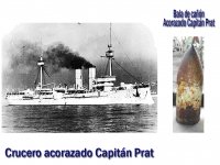 Bala de Ca&ntilde;on encontrada en playa de Llolleo, perteneci&oacute; a antiguo acorazado Chileno